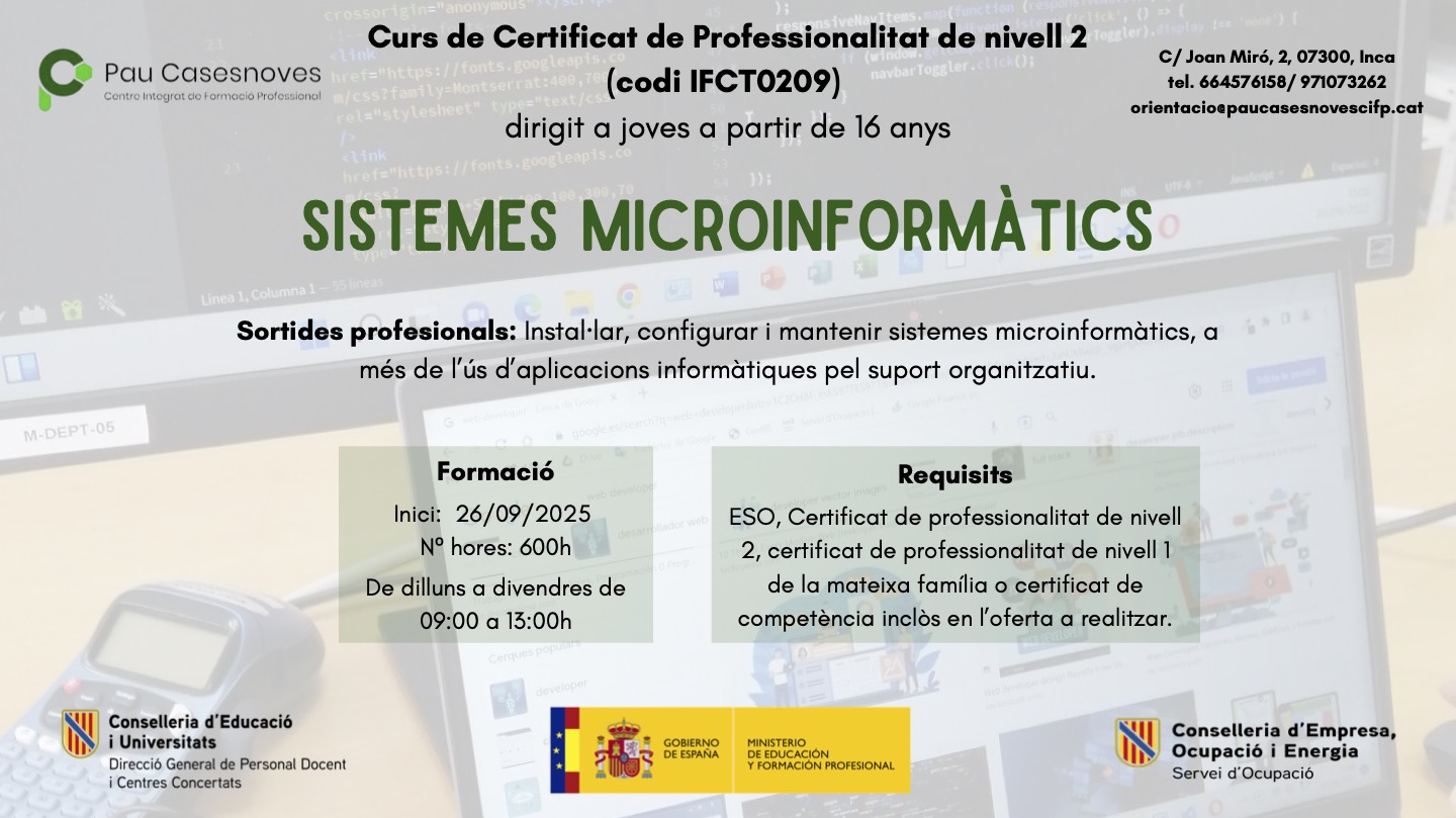SISTEMES MICROINFORMÀTICS